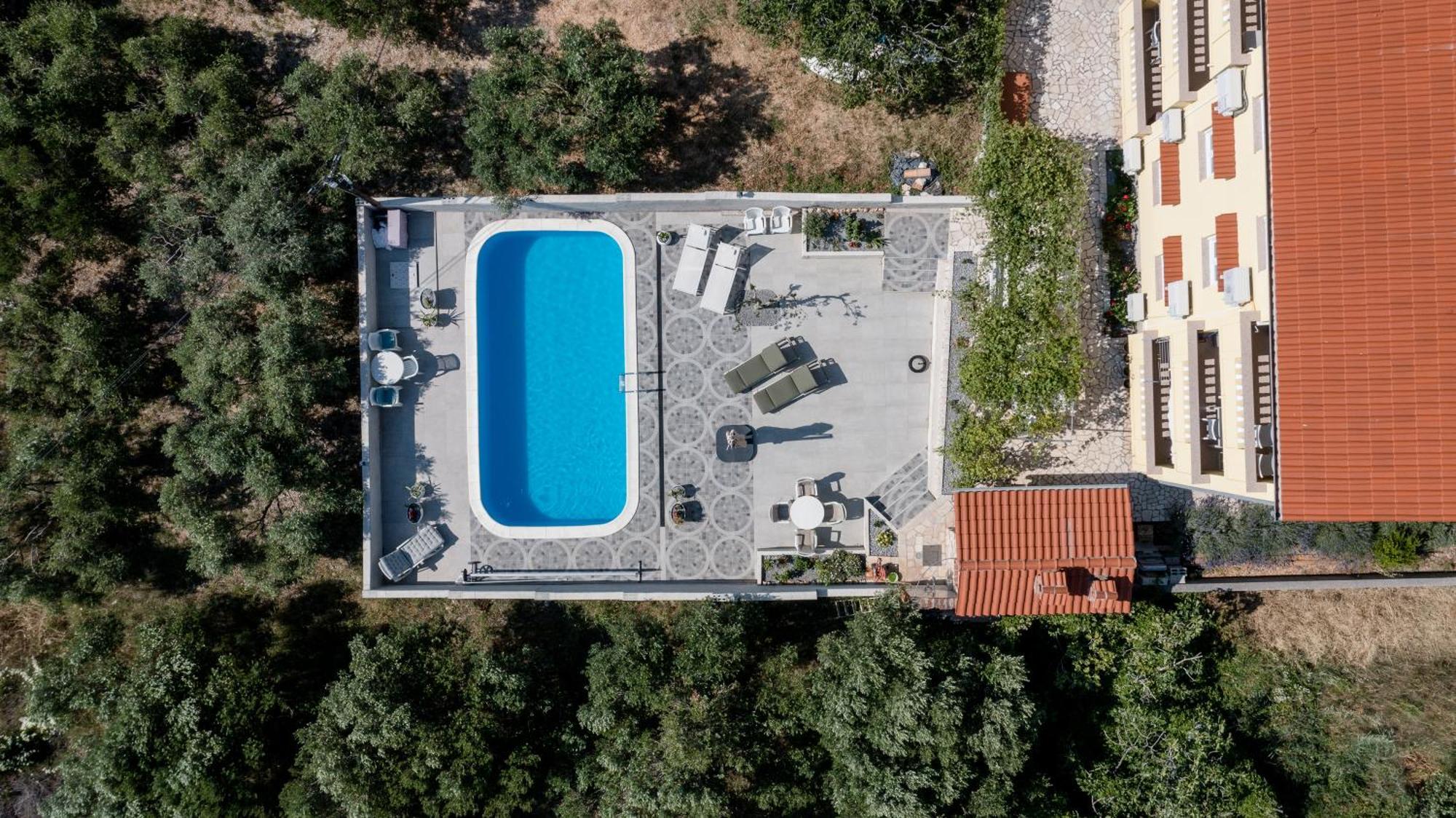 Casa Surya - Apartments With Sea View And Swimming Pool Barbat na Rabu Esterno foto